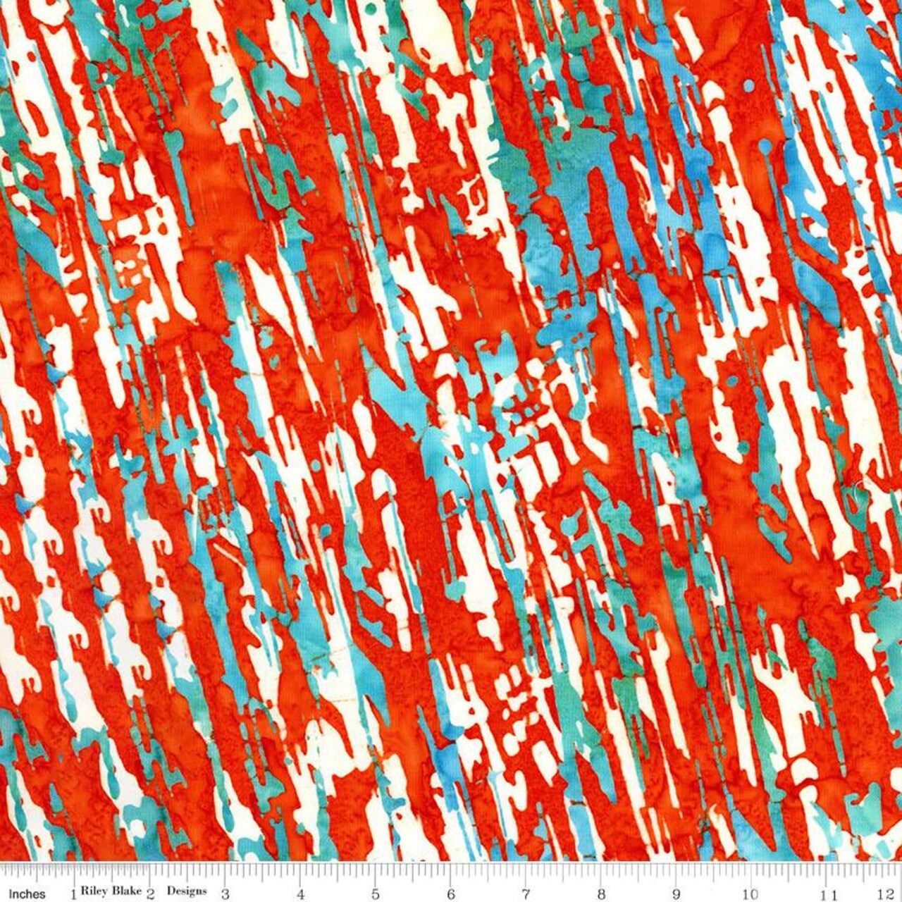 Fabric Riley Blake Papaya Expressions Batiks Let's Play Ball! by the Quarter Yard BT23170-237